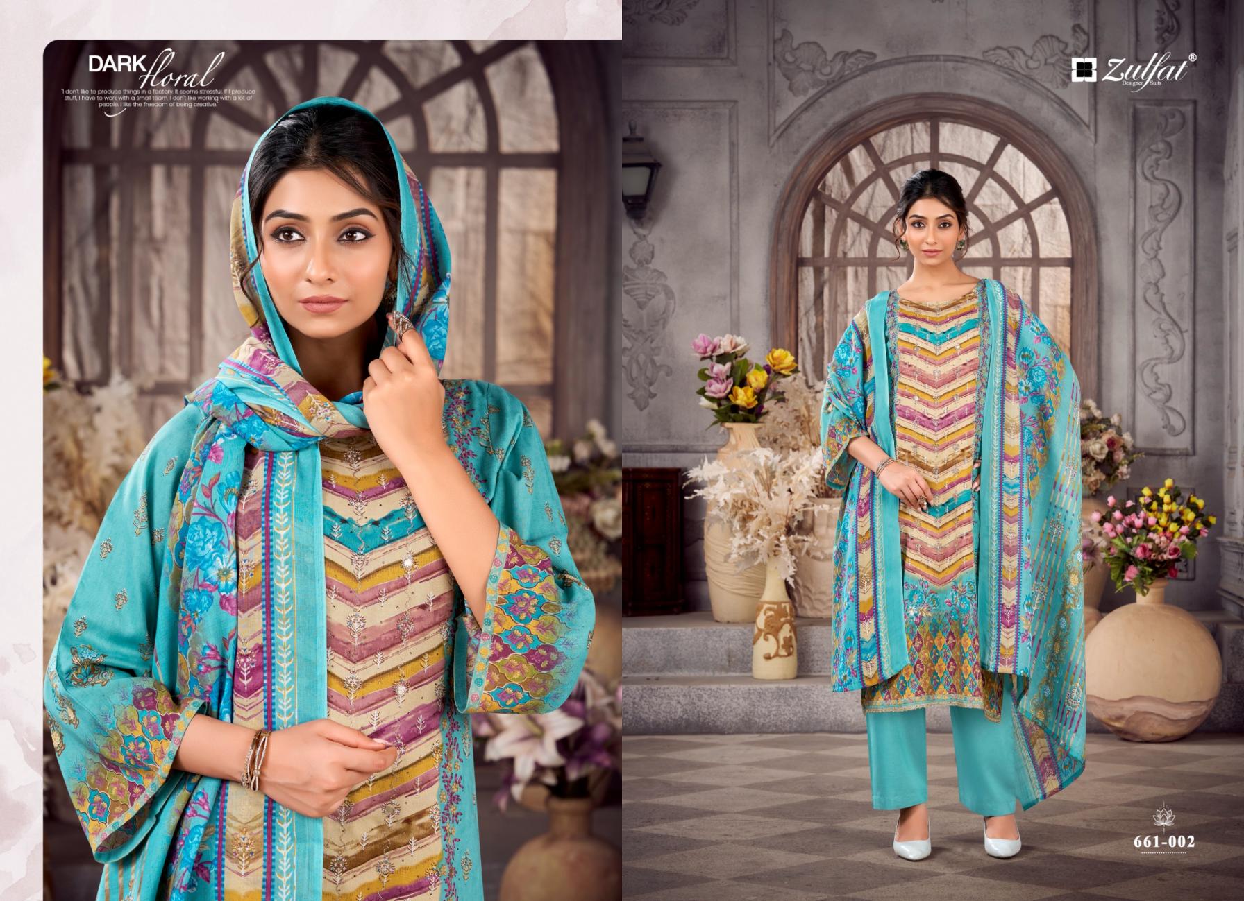 AAYAT VOL 17 BY ZULFAT VISCOSE RAYON READYMADE BIG SIZE 3PCS DRESS