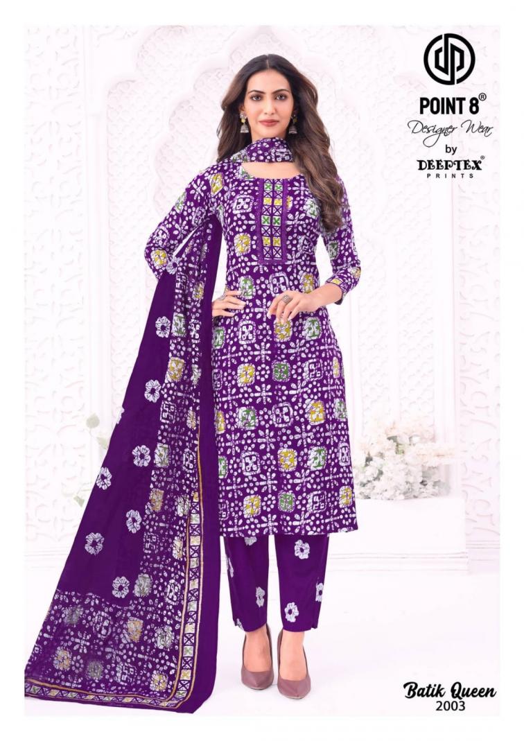 BATIK QUEEN VOL 2 BY DEEPTEX PRINTS COTTON FULL STITCH BIG SIZE 3PCS DRESS