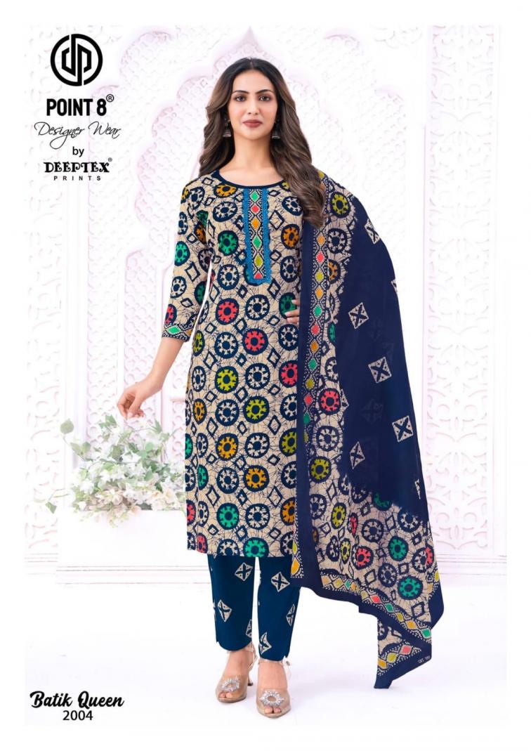 BATIK QUEEN VOL 2 BY DEEPTEX PRINTS COTTON FULL STITCH BIG SIZE 3PCS DRESS