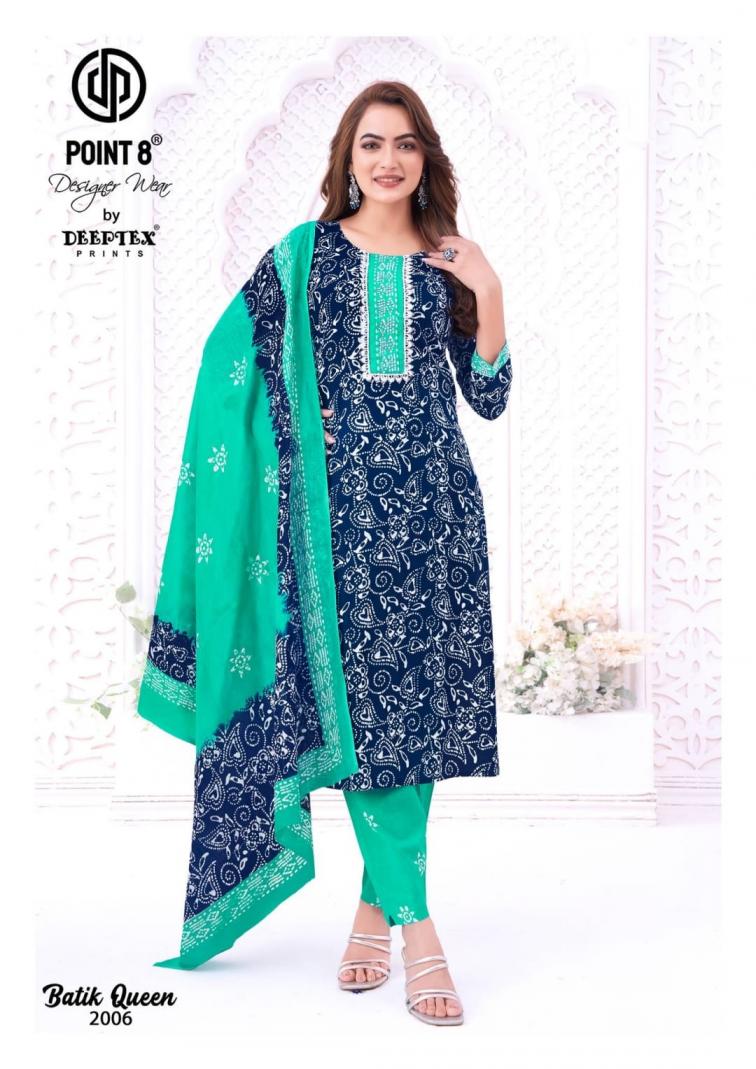 BATIK QUEEN VOL 2 BY DEEPTEX PRINTS COTTON FULL STITCH BIG SIZE 3PCS DRESS