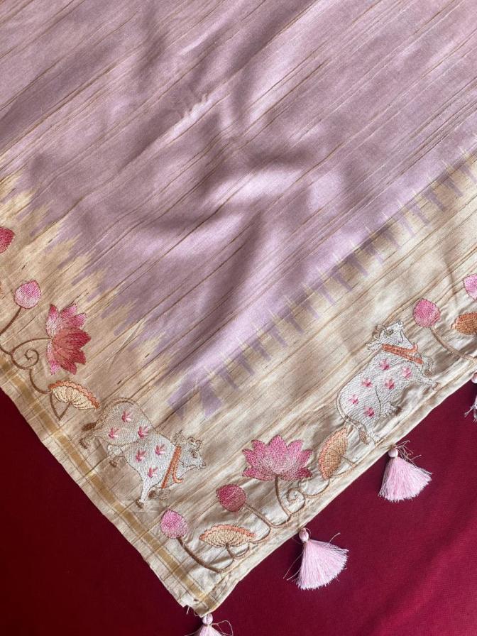 KALYANI ELEGANT STYLE LOOM TUSSAR SAREE ONLINE 