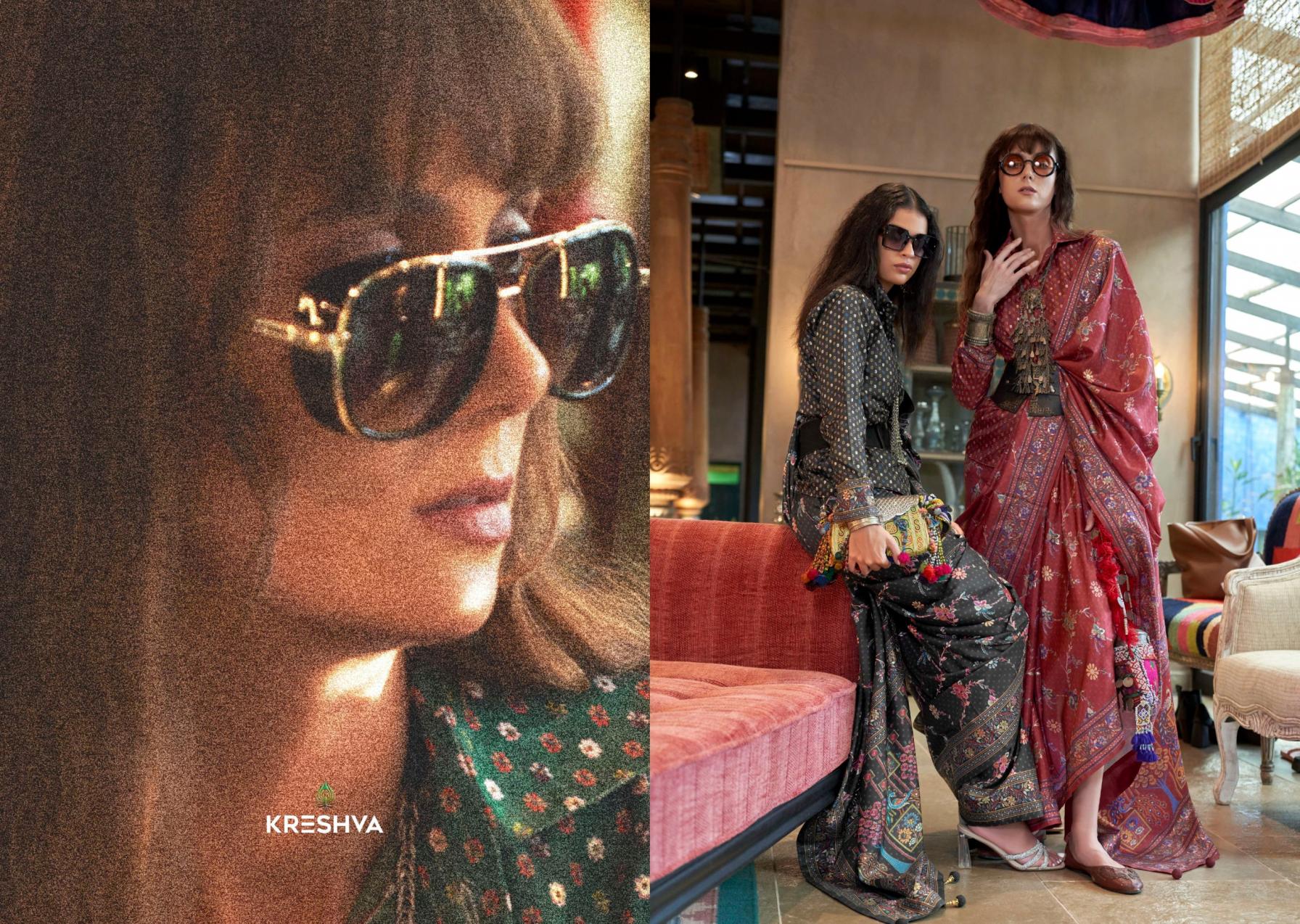 SENSATION BY KRESHVA SILK 4197-4202 STYLISH SAREES 