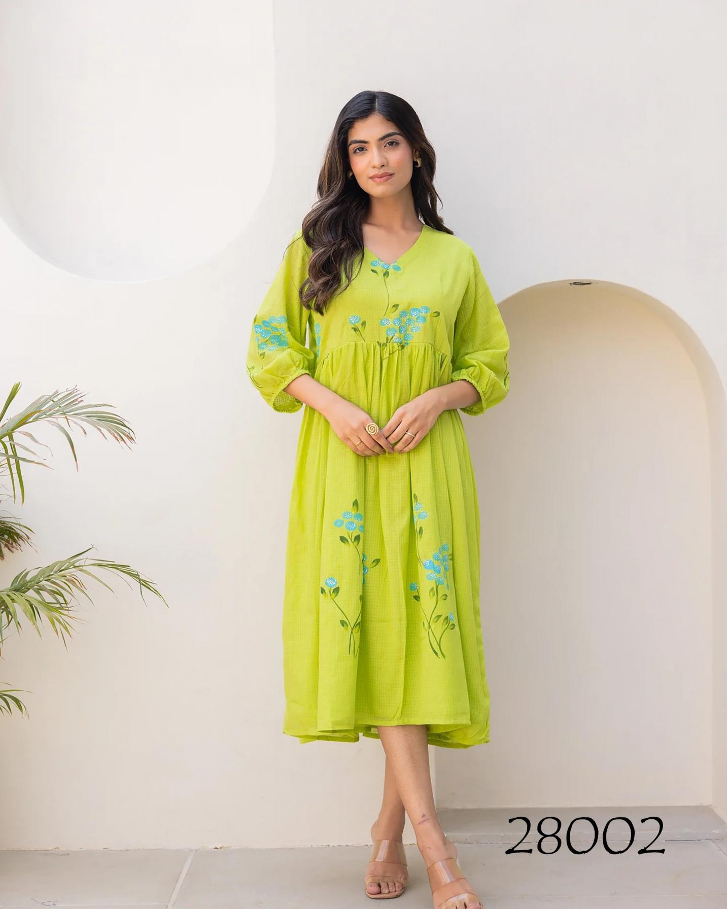 LUCAYA VOL 28 KOTA CHECKS FULLY STITCH SHOP TRENDY PLUS SIZE SHORT KURTI 