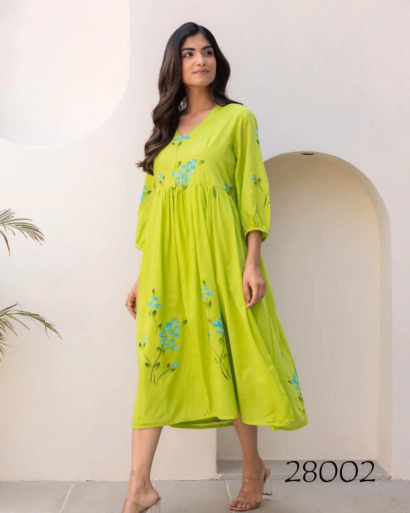 LUCAYA VOL 28 KOTA CHECKS FULLY STITCH SHOP TRENDY PLUS SIZE SHORT KURTI 