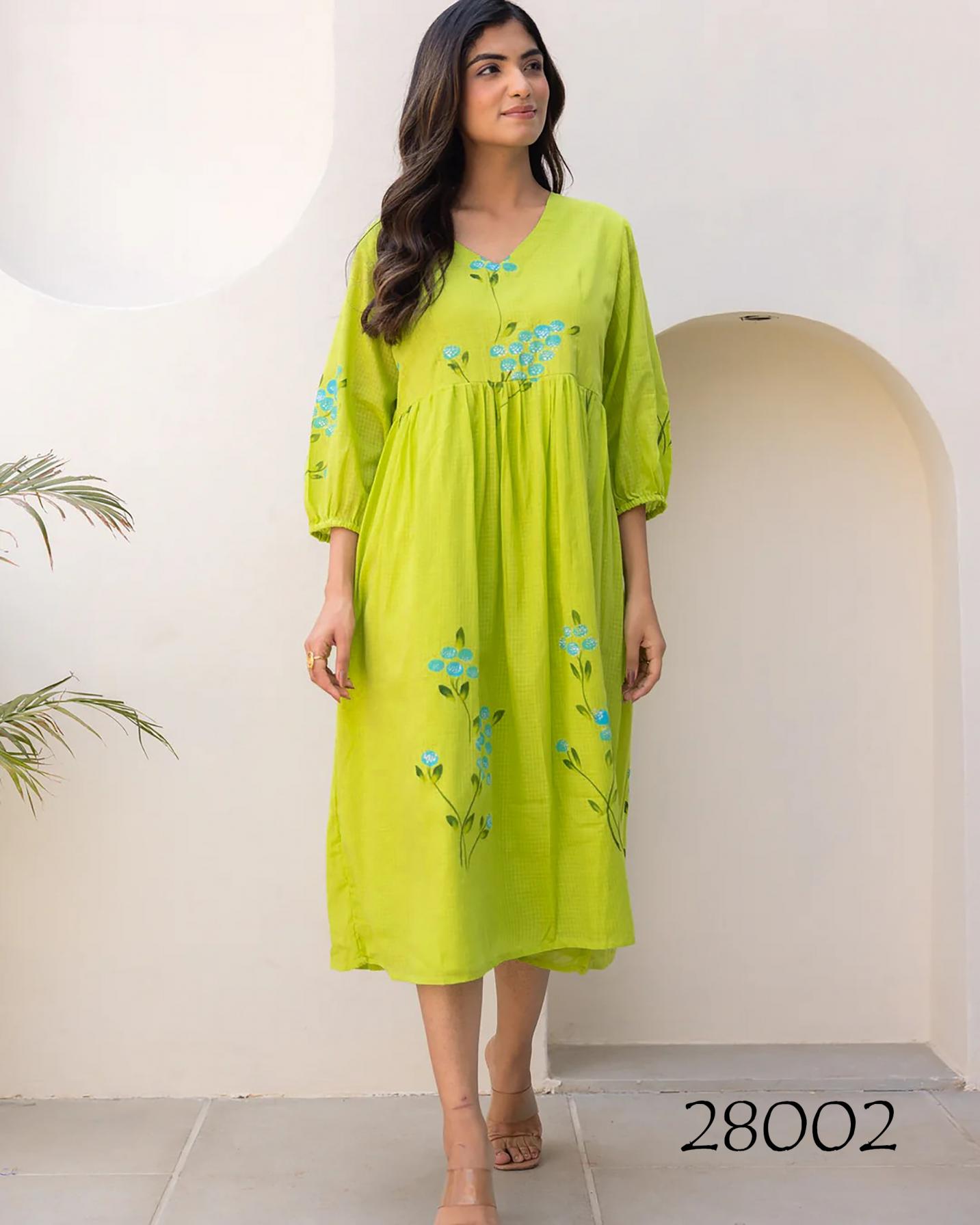 LUCAYA VOL 28 KOTA CHECKS FULLY STITCH SHOP TRENDY PLUS SIZE SHORT KURTI 