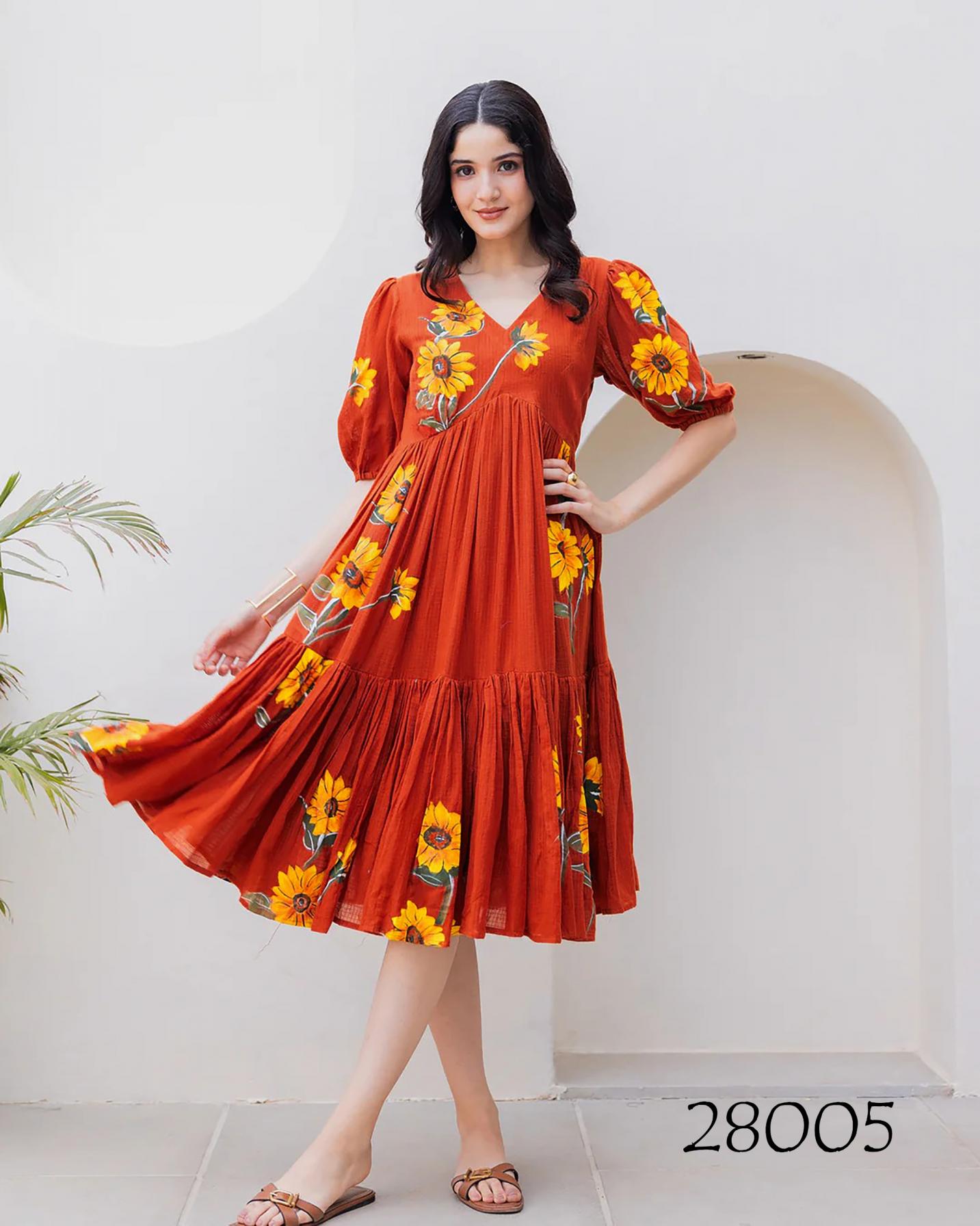 LUCAYA VOL 28 KOTA CHECKS FULLY STITCH SHOP TRENDY PLUS SIZE SHORT KURTI 