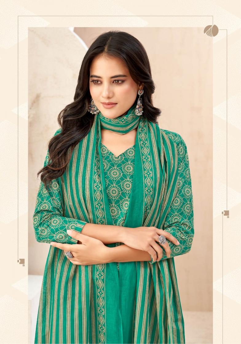 JAIPURI VOL 11 BY MAYUR CREATION COTTON FANCY FULL STITCH BIG SIZE DRESS