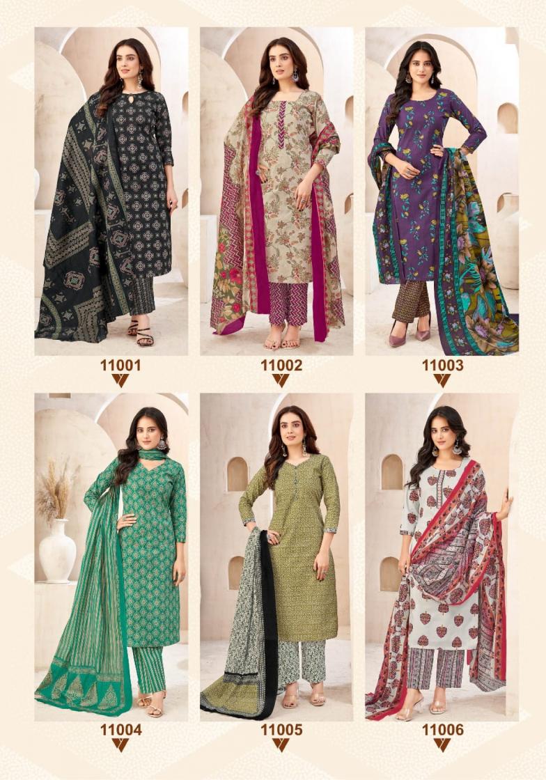 JAIPURI VOL 11 BY MAYUR CREATION COTTON FANCY FULL STITCH BIG SIZE DRESS