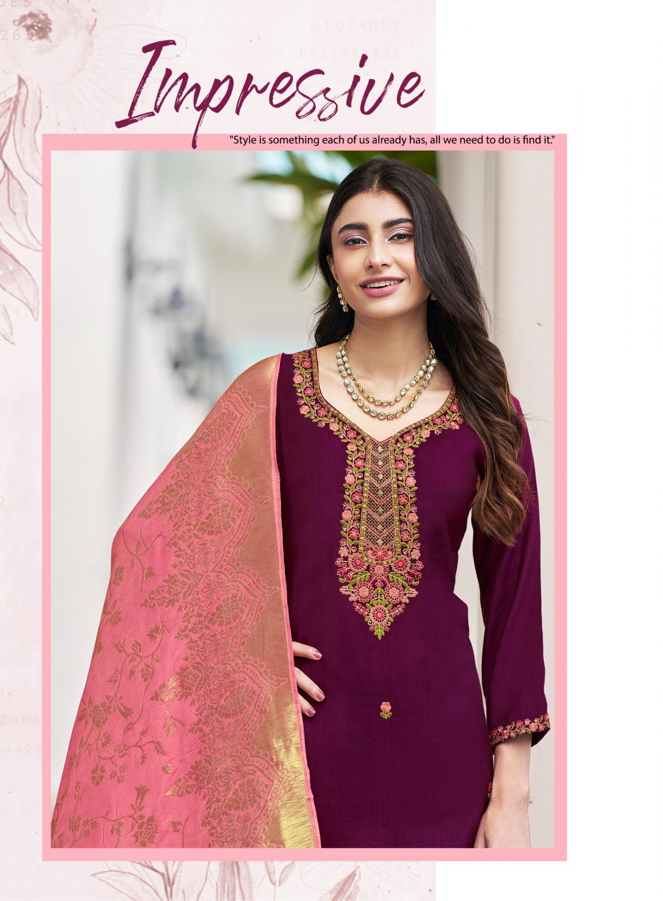 NAZAKAT VOL 1 BY RADHIKA LIFESTYLE VERTICAN SILK READYMADE PLUS SIZE SUITS 