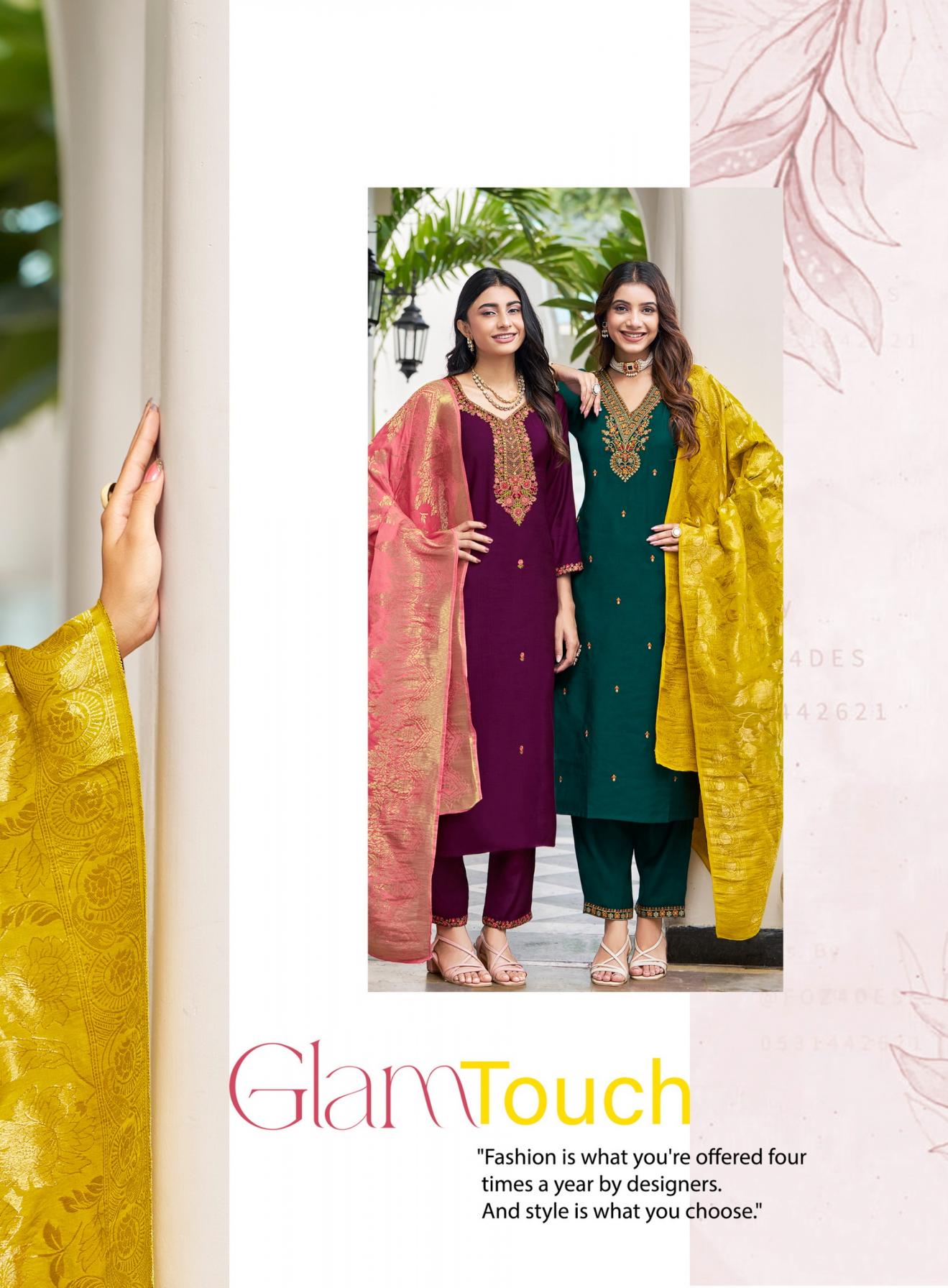 NAZAKAT VOL 1 BY RADHIKA LIFESTYLE VERTICAN SILK READYMADE PLUS SIZE SUITS 