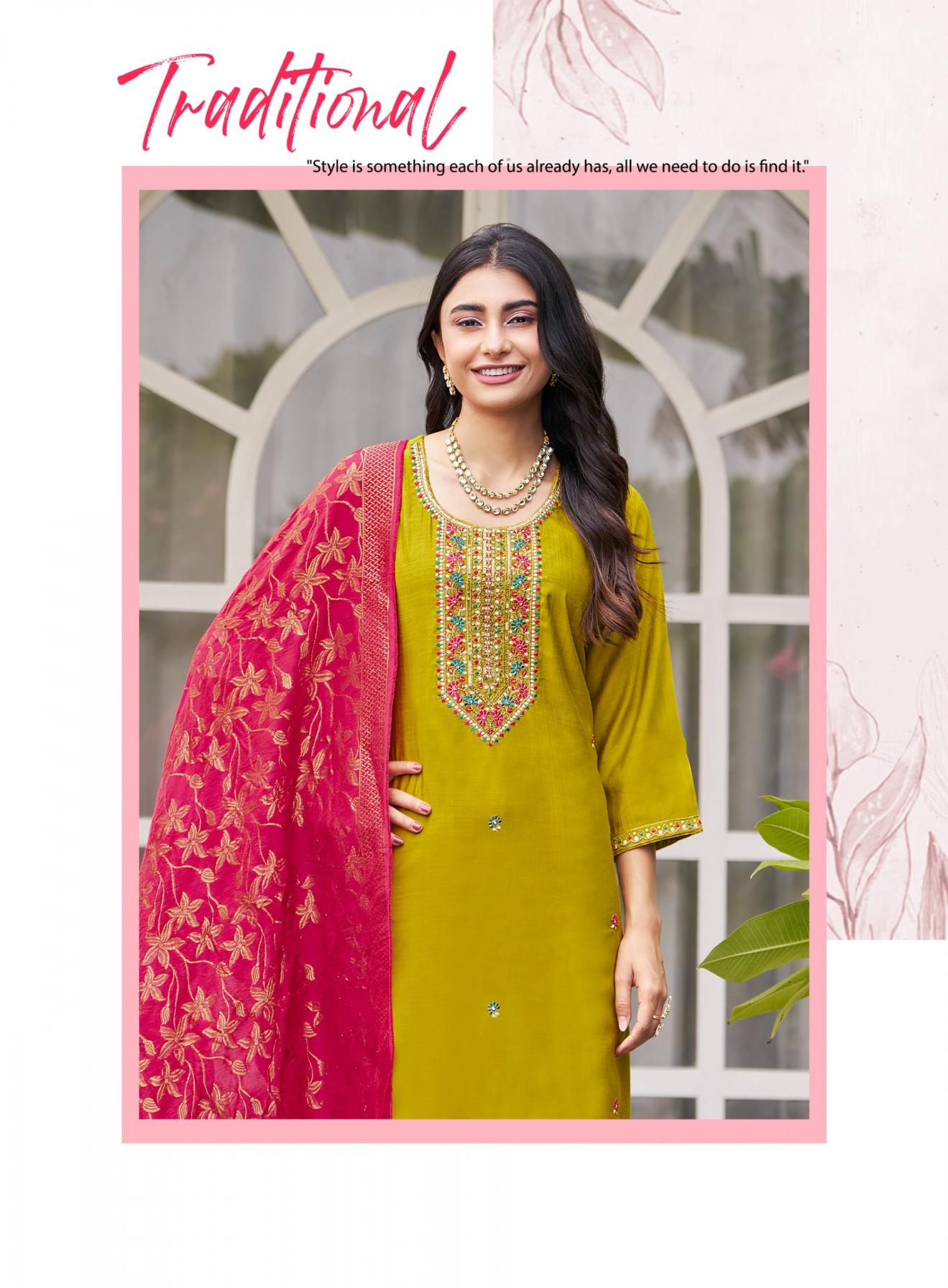 NAZAKAT VOL 1 BY RADHIKA LIFESTYLE VERTICAN SILK READYMADE PLUS SIZE SUITS 
