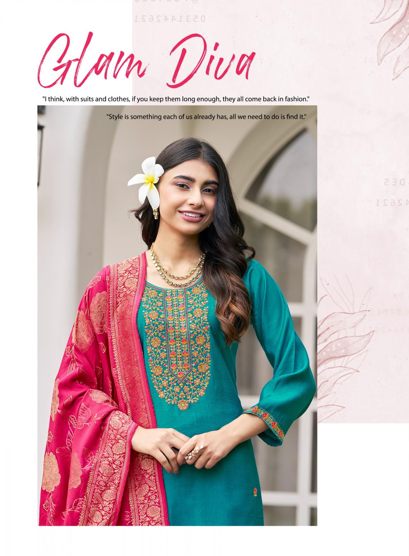 NAZAKAT VOL 1 BY RADHIKA LIFESTYLE VERTICAN SILK READYMADE PLUS SIZE SUITS 