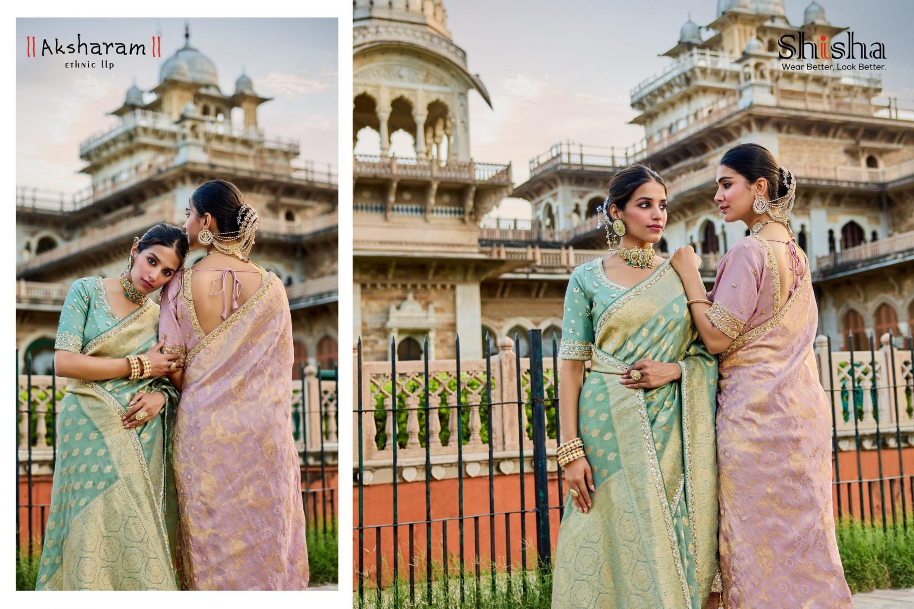 KUM-KUM VOL 2 BY SHISHA OCCASION WEAR VISCOSE TISSUE SAREE 