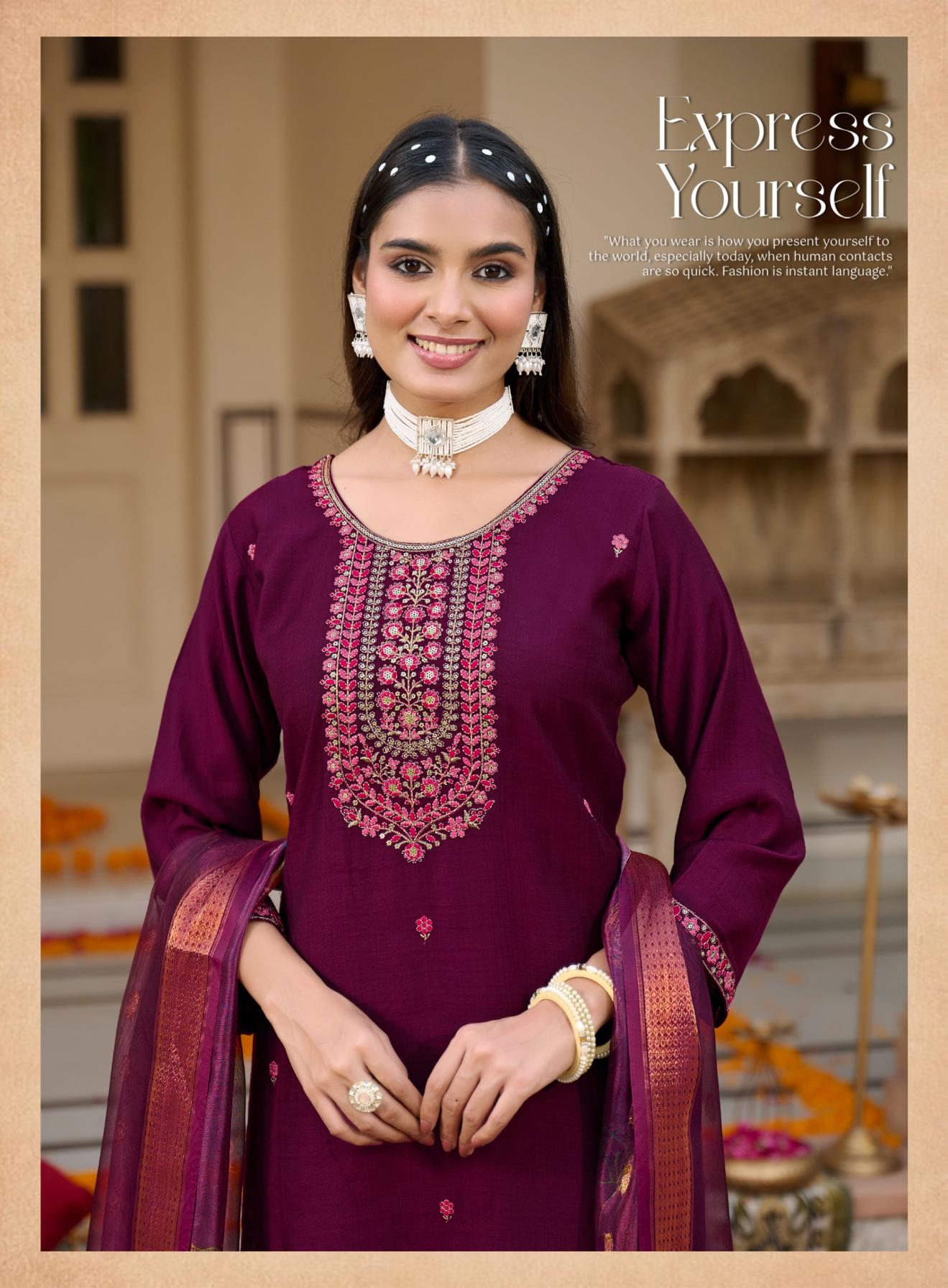 RADHIKA LIFESTYLE SUHANI VOL 2 READYMADE BIG SIZE VERTICAN SILK 3PCS DRESS