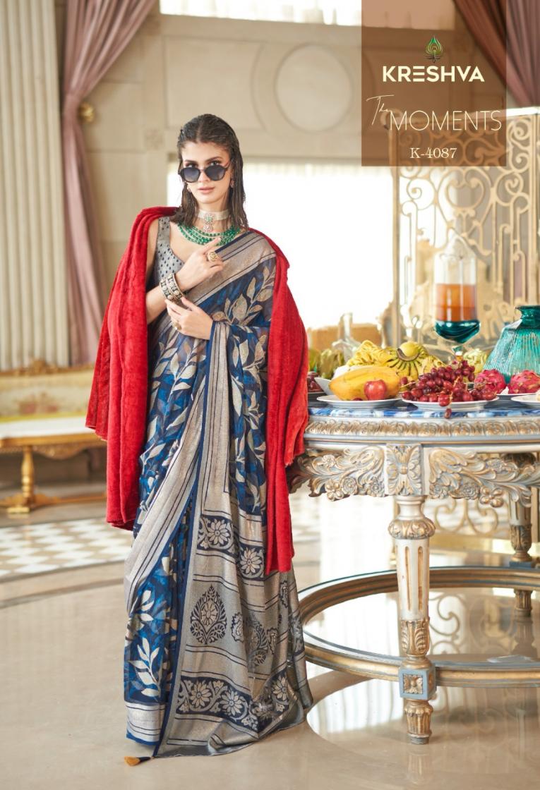 KRESHVA THE MOMENTS ELEGANCE GEORGETTE SAREES 