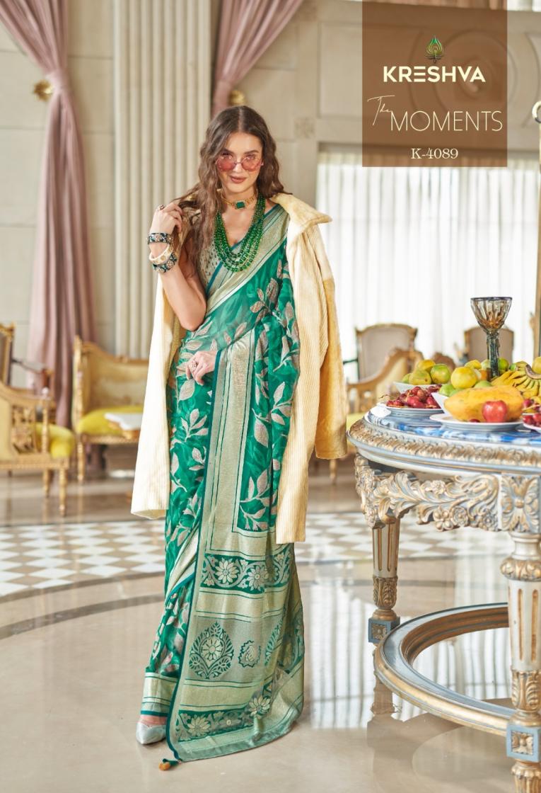 KRESHVA THE MOMENTS ELEGANCE GEORGETTE SAREES 