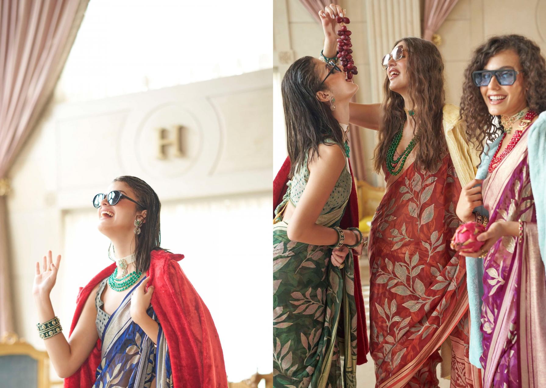 KRESHVA THE MOMENTS ELEGANCE GEORGETTE SAREES 