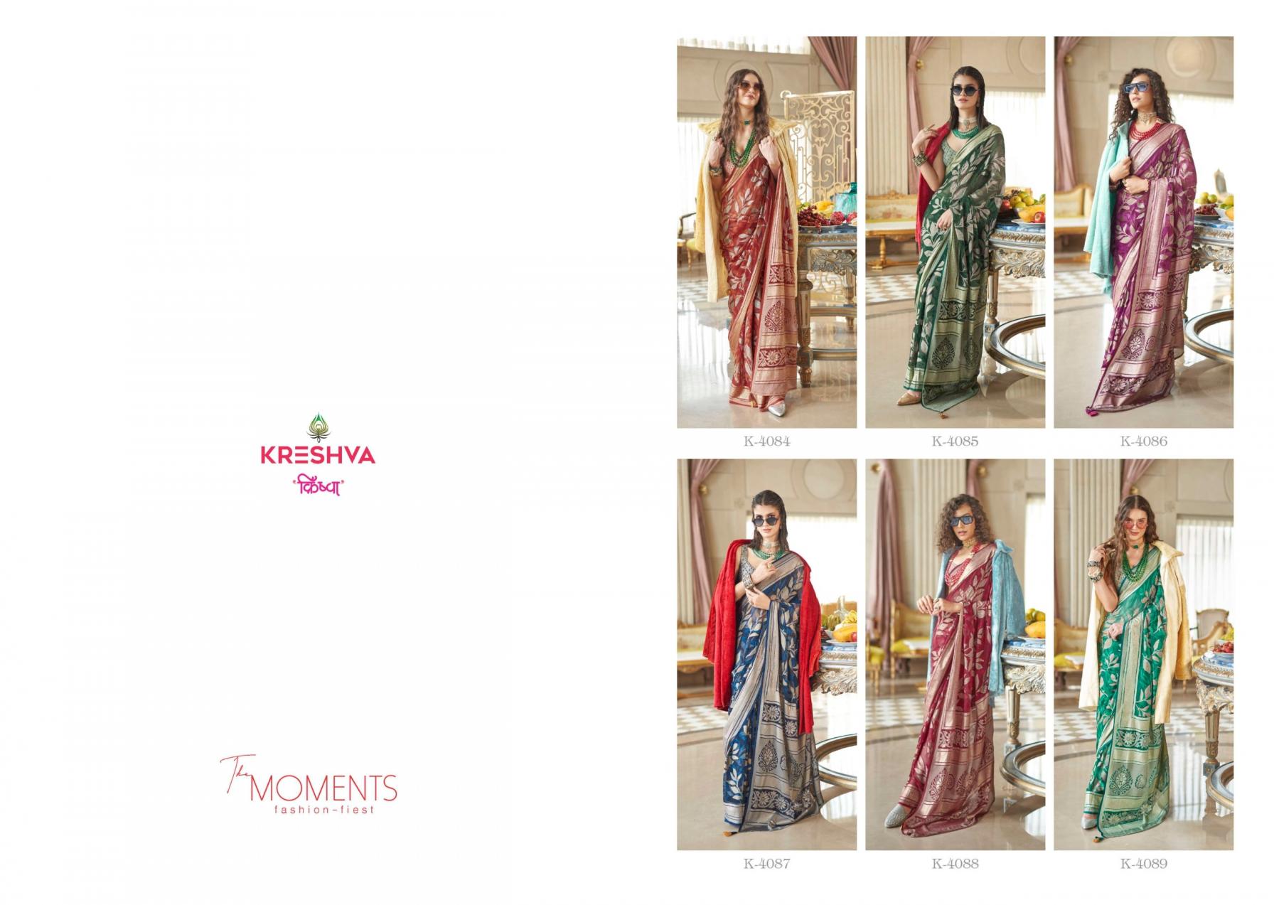 KRESHVA THE MOMENTS ELEGANCE GEORGETTE SAREES 