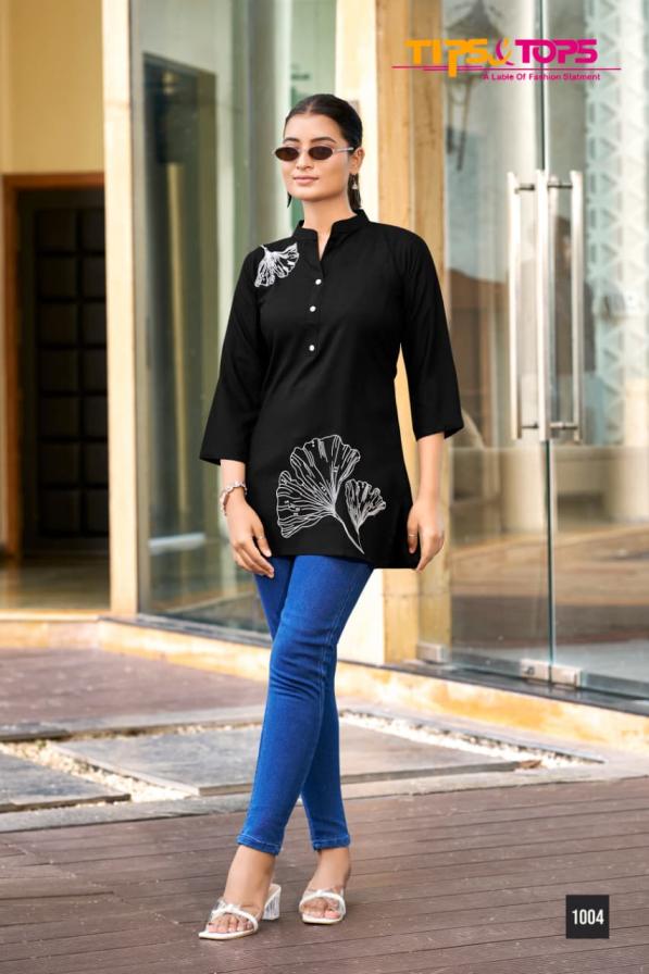 BLOSSOM BY TIPS & TOPS RAYON CLASSIC FULL STITCH SHORT TOPS 