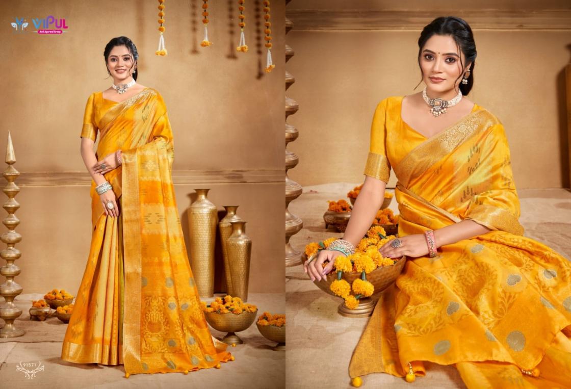 ANGORA SILK 91566-91571 BY VIPUL FASHION SOFT SILK STYLISH SAREE 
