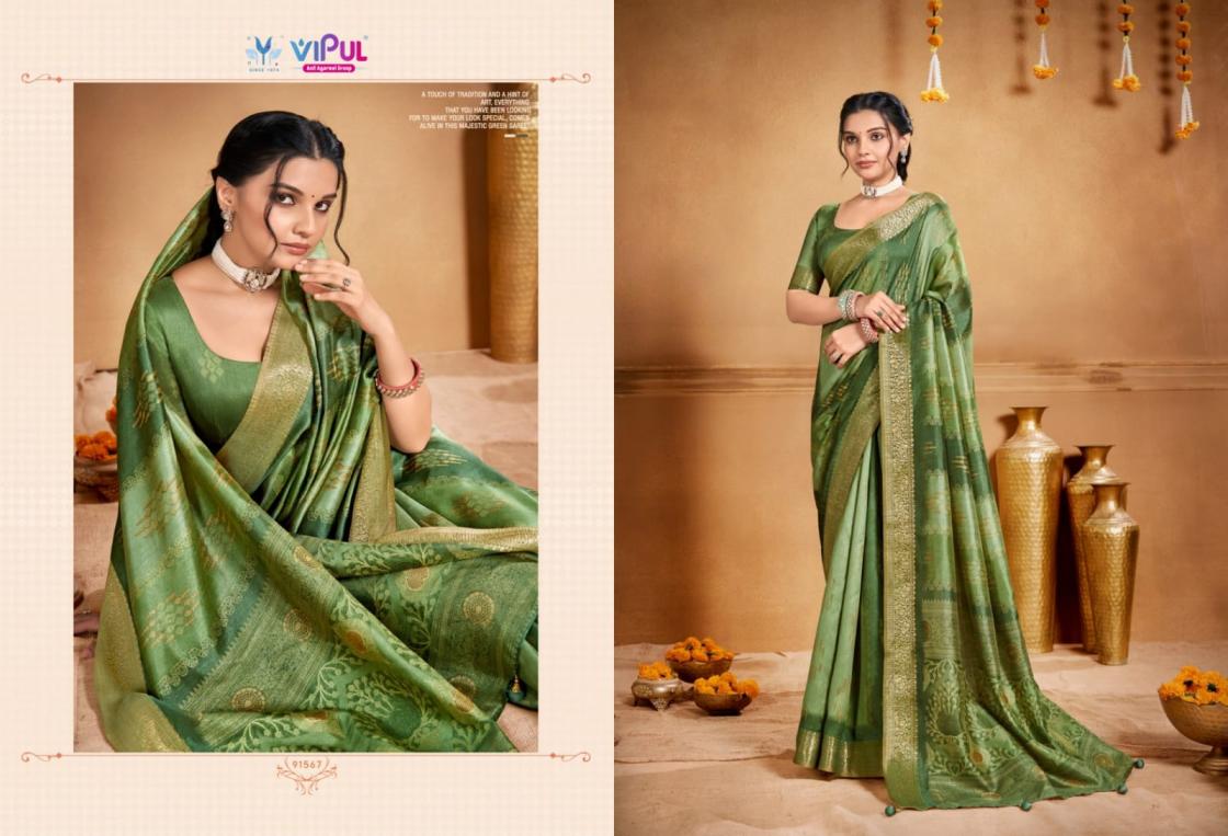 ANGORA SILK 91566-91571 BY VIPUL FASHION SOFT SILK STYLISH SAREE 