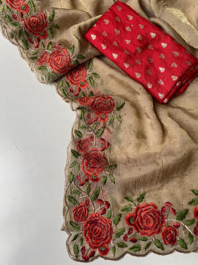 1016 SATIN GEORGETTE BEST SAREE ONLINE