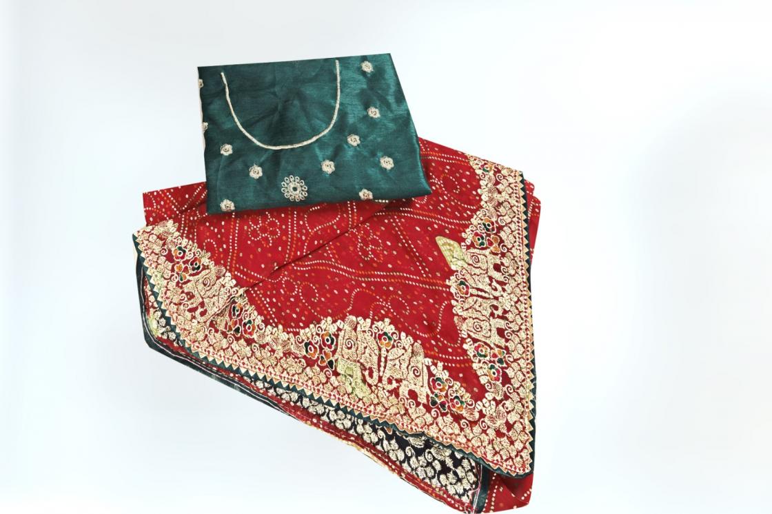 GEORGETTE BANDHANI TRADITIONAL SAREES ONLINE 