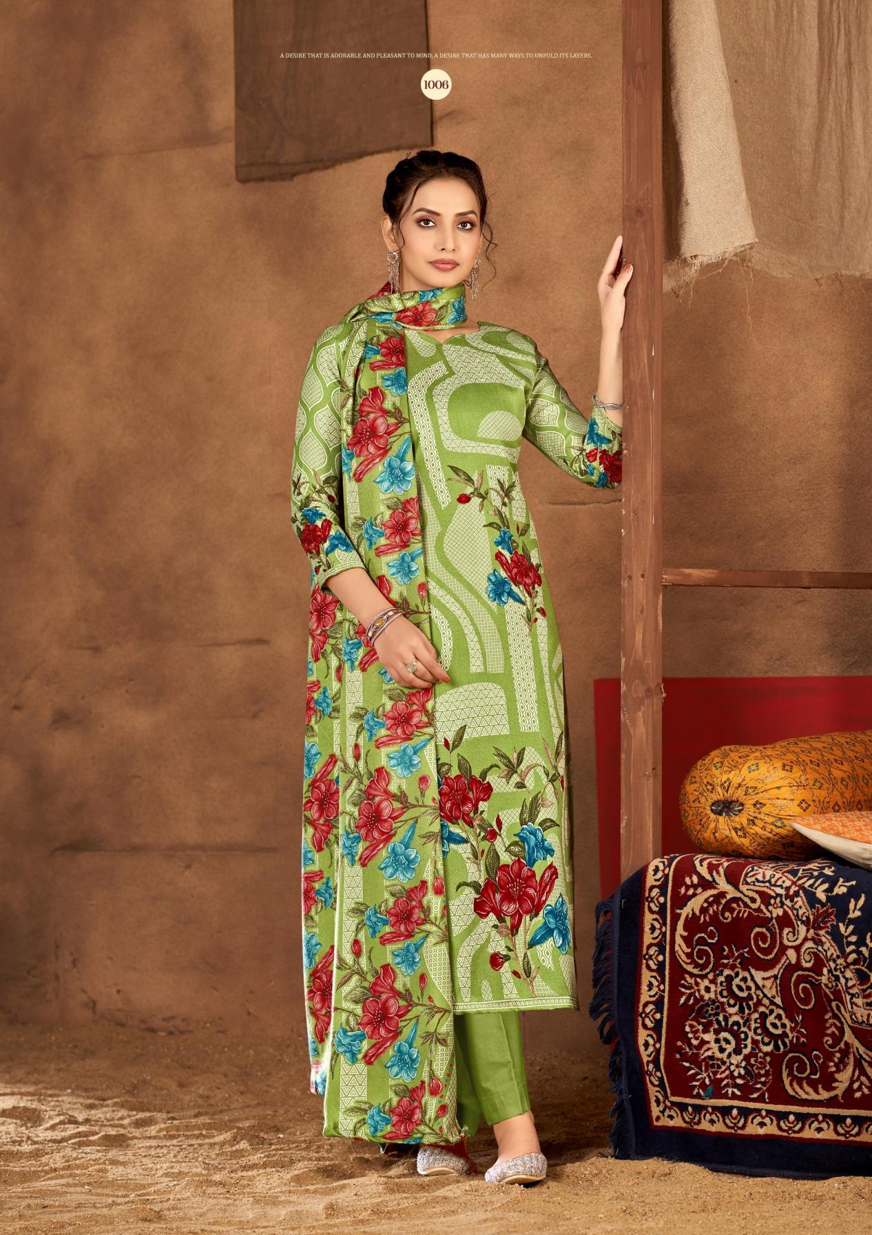 TAREEF BY ROLI MOLI CREATION FULL STITCH PASHMINA WINTER MODERN PAKISTANI SUIT 