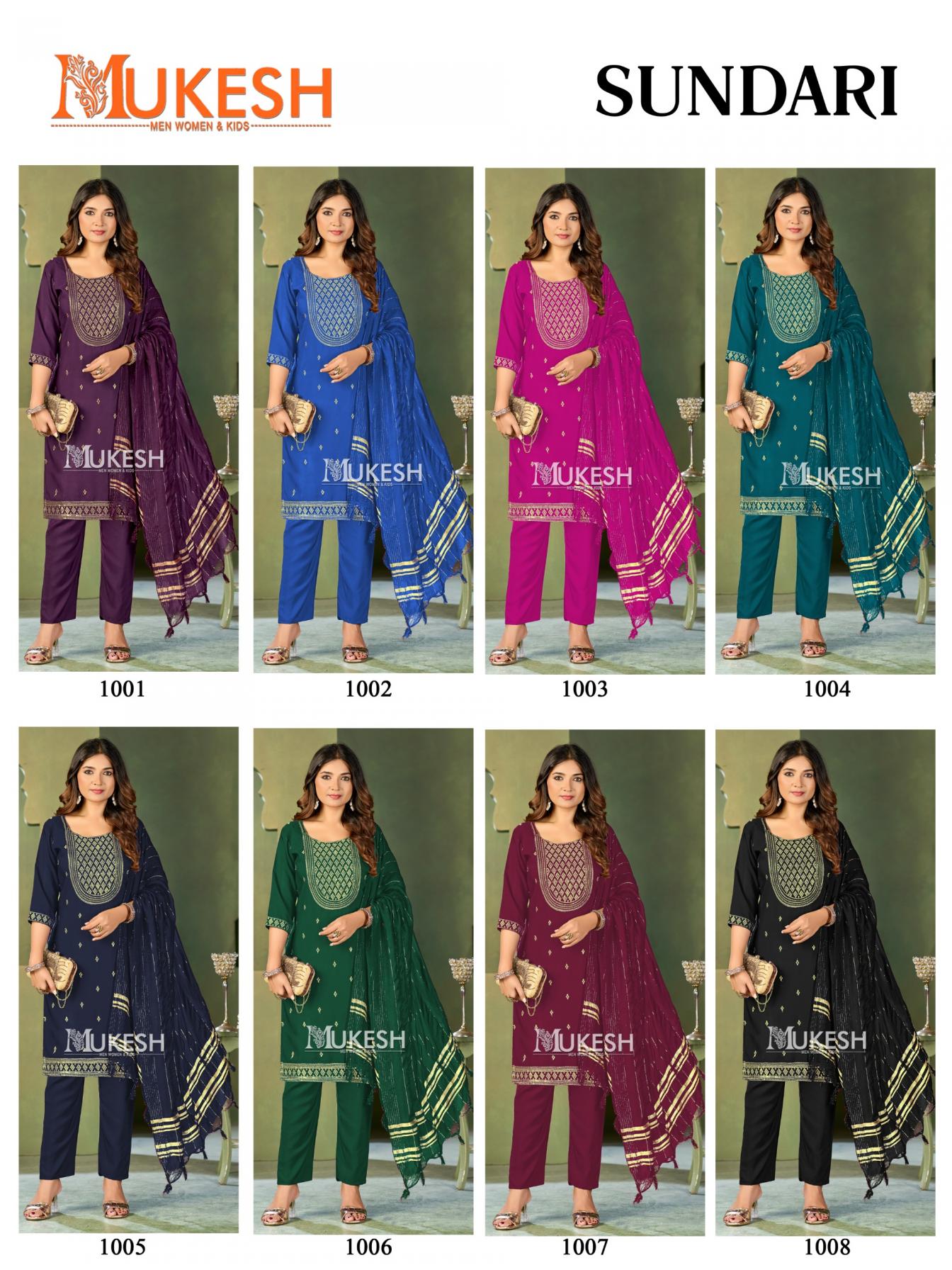 SUNDARI MALAI CRAPE FULL STITCH PLUS SIZE 3PCS DRESS