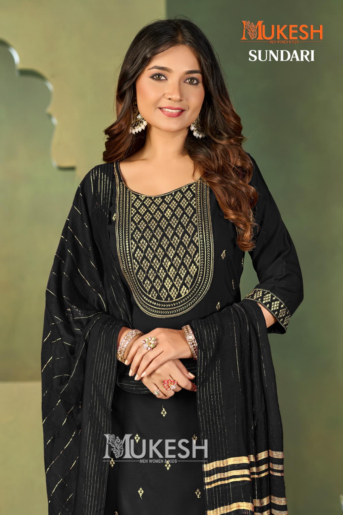 SUNDARI MALAI CRAPE FULL STITCH PLUS SIZE 3PCS DRESS