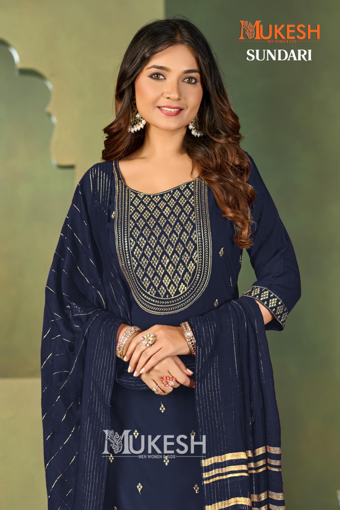 SUNDARI MALAI CRAPE FULL STITCH PLUS SIZE 3PCS DRESS