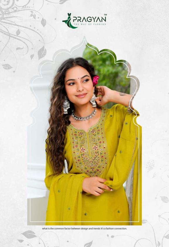 PRAGYAN VICHITRA VOL 2 FULL STITCH VICHITRA PLUS SIZE 3PCS DRESS