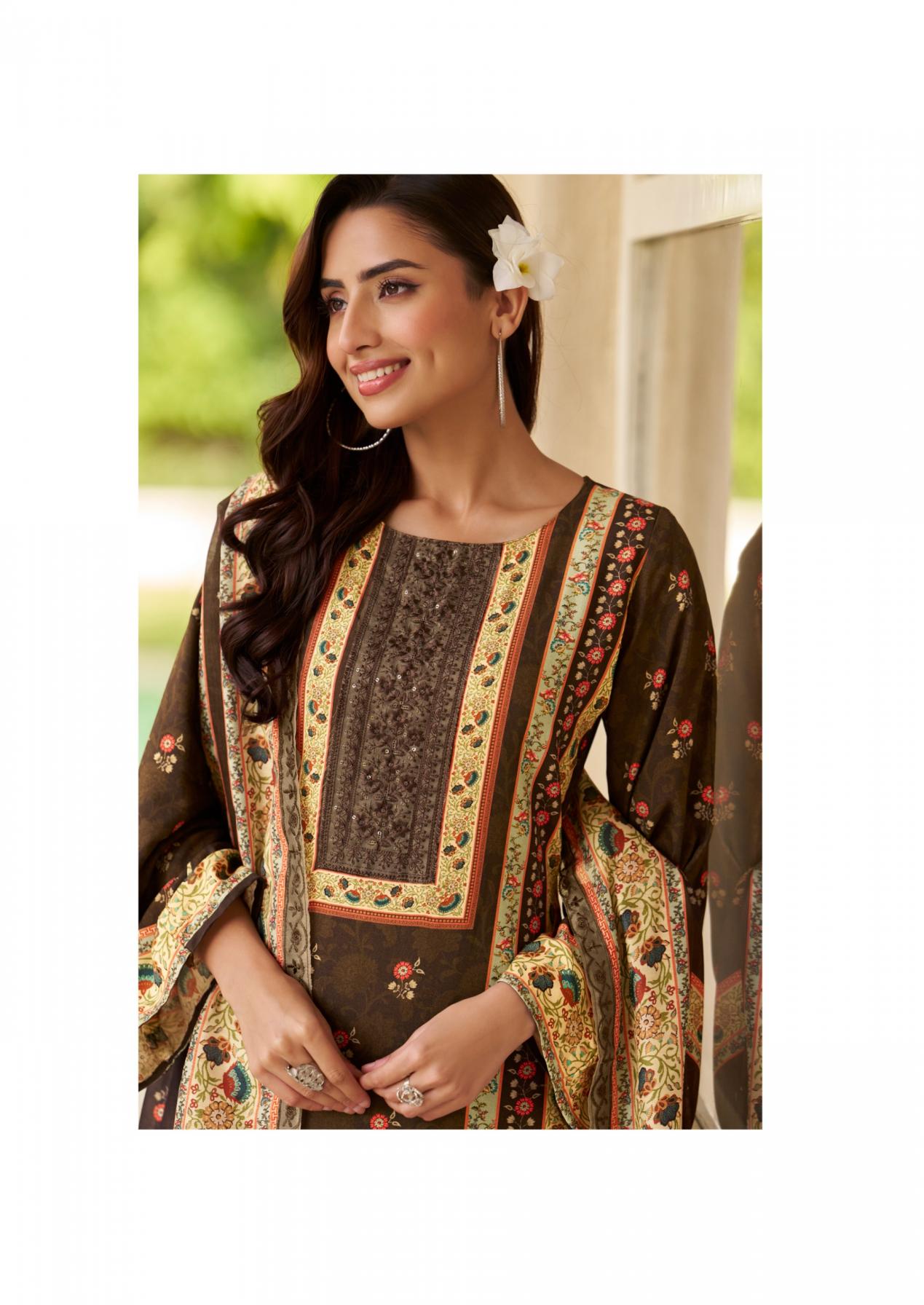 bagh vol 5 by the hermitage shop viscose lawn full stitch pakistani big size 3pcs dress