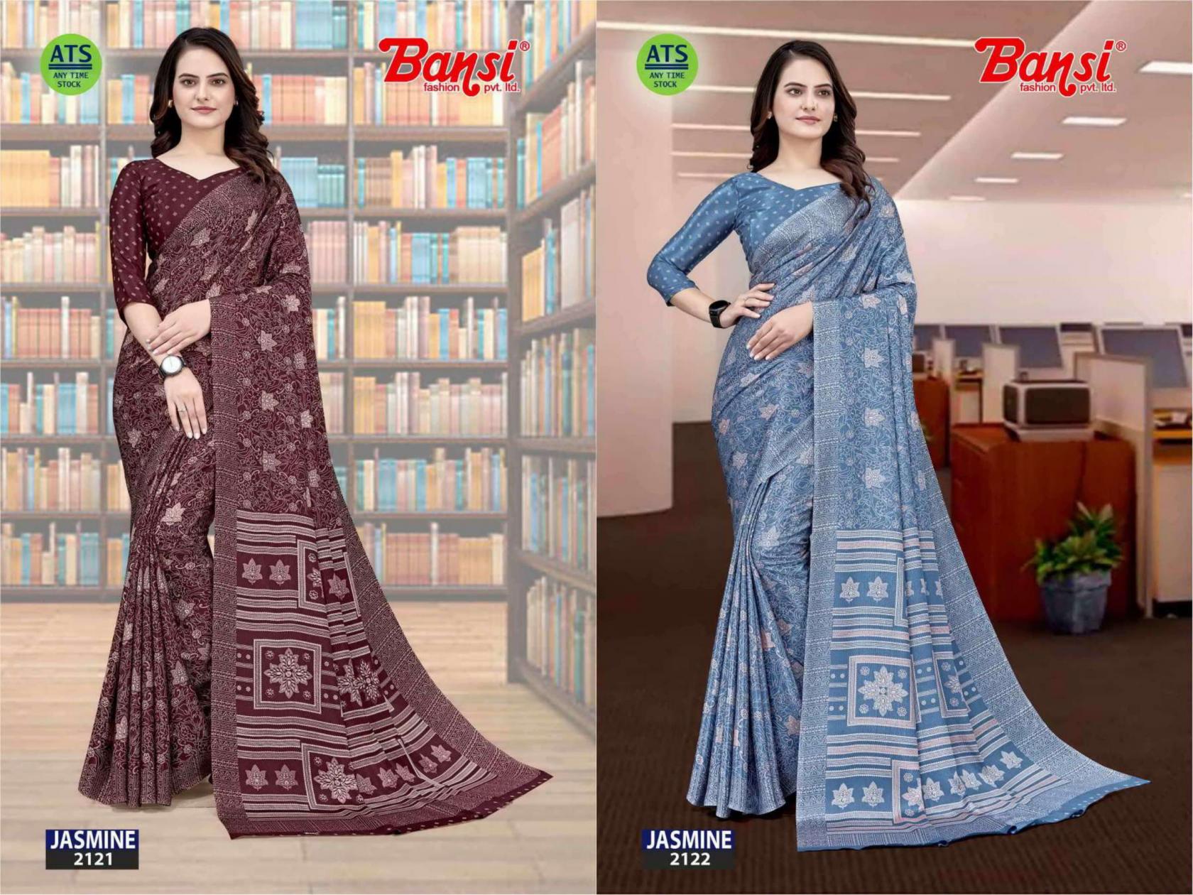 JASMINE BY BANSI TURKEY CASUAL SAREE WHOLESALER 