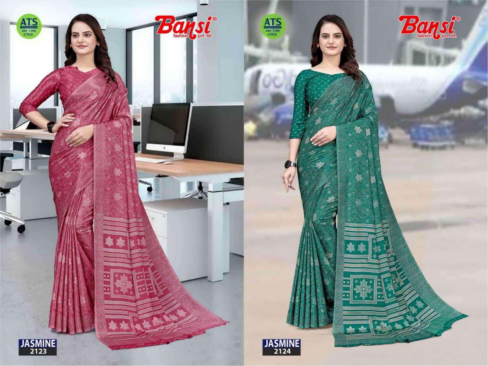 JASMINE BY BANSI TURKEY CASUAL SAREE WHOLESALER 