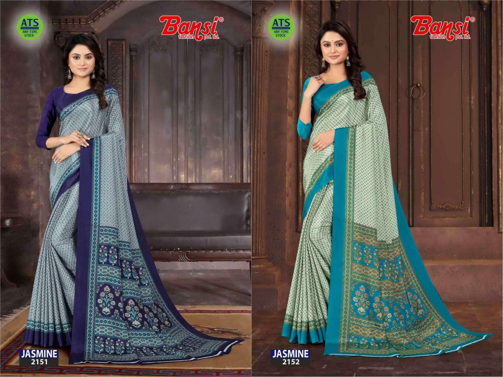 JASMINE BY BANSI TURKEY CASUAL SAREE WHOLESALER 
