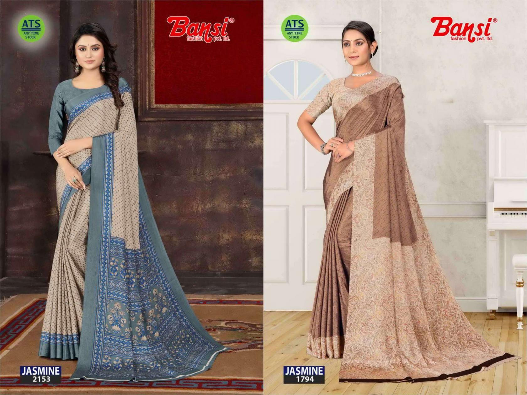 JASMINE BY BANSI TURKEY CASUAL SAREE WHOLESALER 