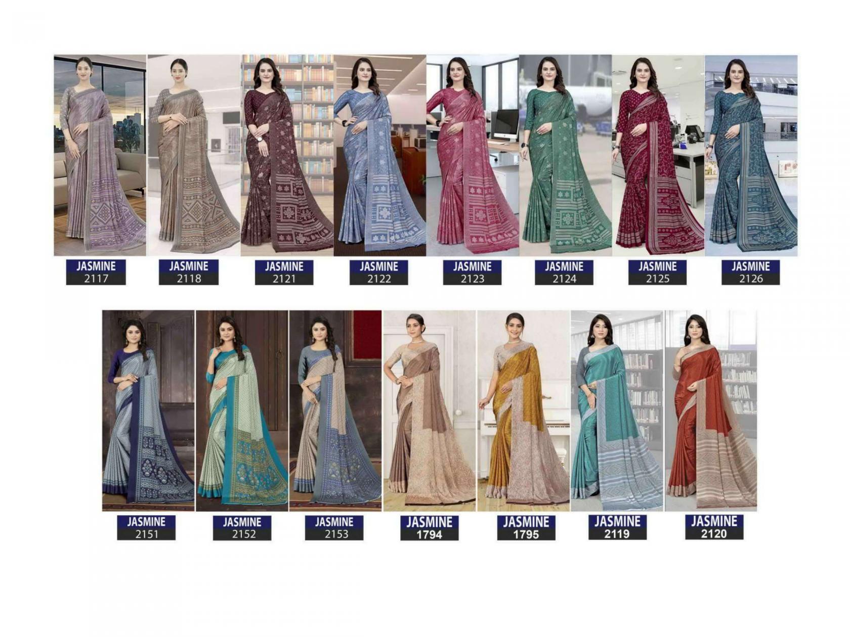 JASMINE BY BANSI TURKEY CASUAL SAREE WHOLESALER 