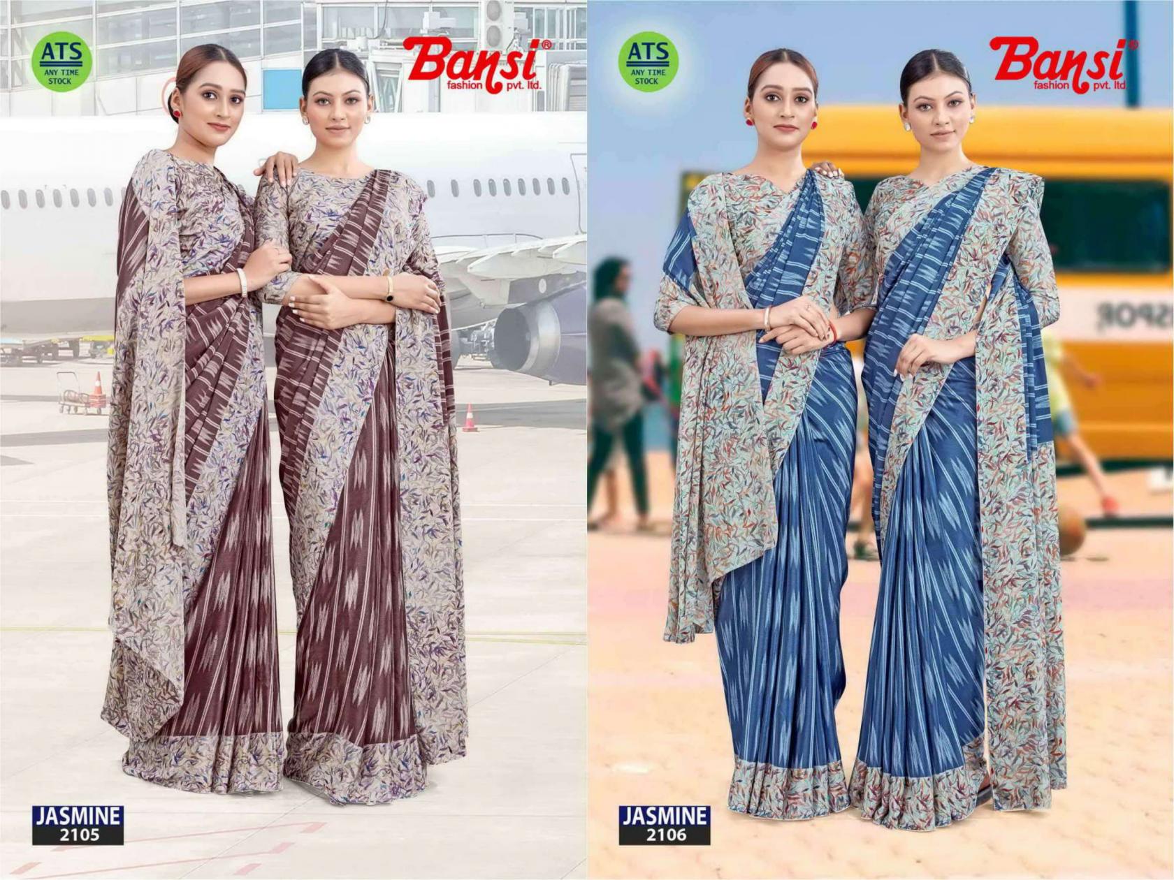JASMINE BY BANSI TURKEY CASUAL SAREE WHOLESALER 