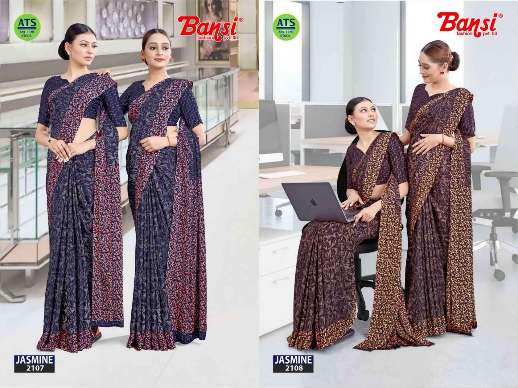 JASMINE BY BANSI TURKEY CASUAL SAREE WHOLESALER 