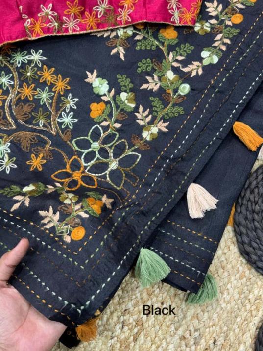 mishti doi tusser cotton shop trendy saree for womens  