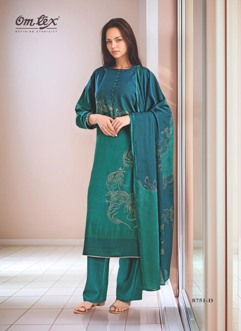 BIANCA BY OMTEX FULL STITCH PASHMINA WINTER 3PCS DRESS