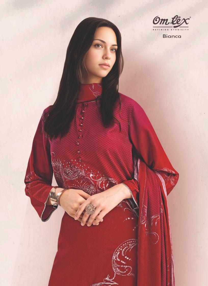 BIANCA BY OMTEX FULL STITCH PASHMINA WINTER 3PCS DRESS